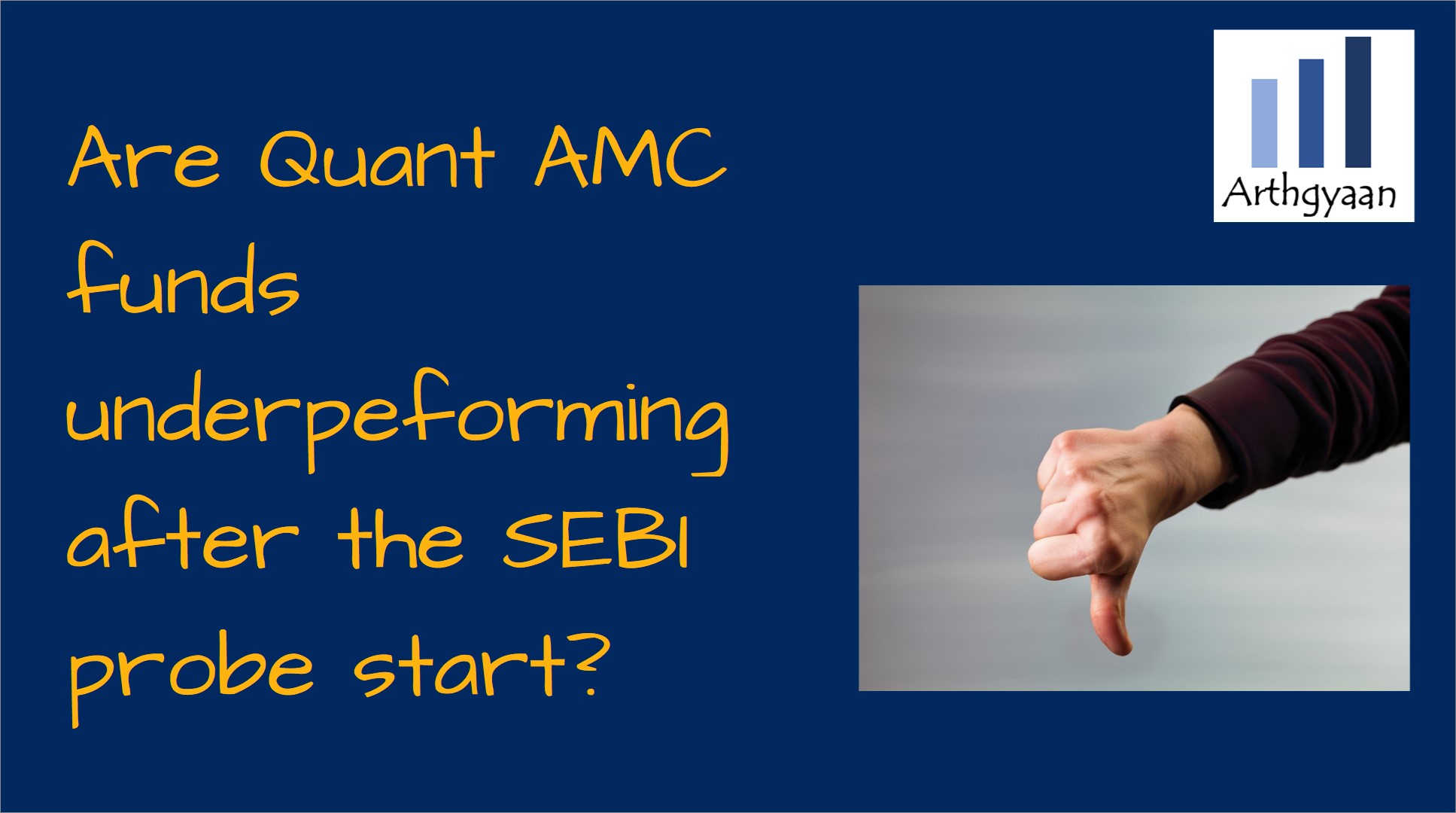 Are Quant AMC funds underpeforming after the SEBI probe start?