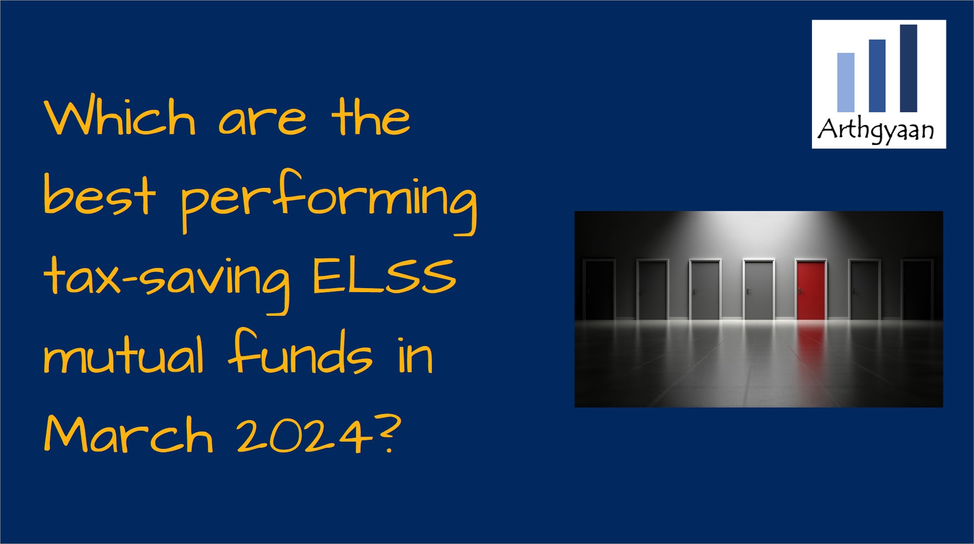 Which are the best performing tax-saving ELSS mutual funds in March 2024?