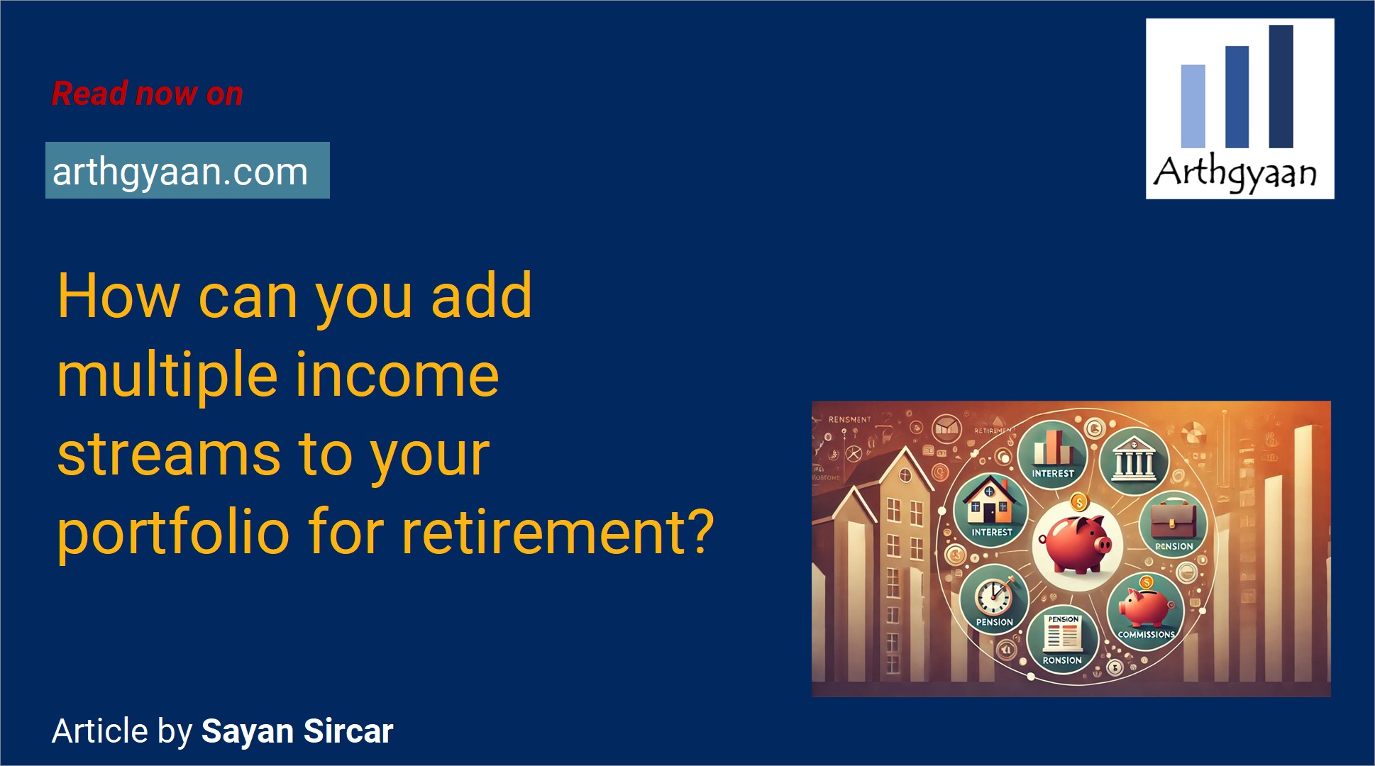 How can you add multiple income streams to your portfolio for retirement?