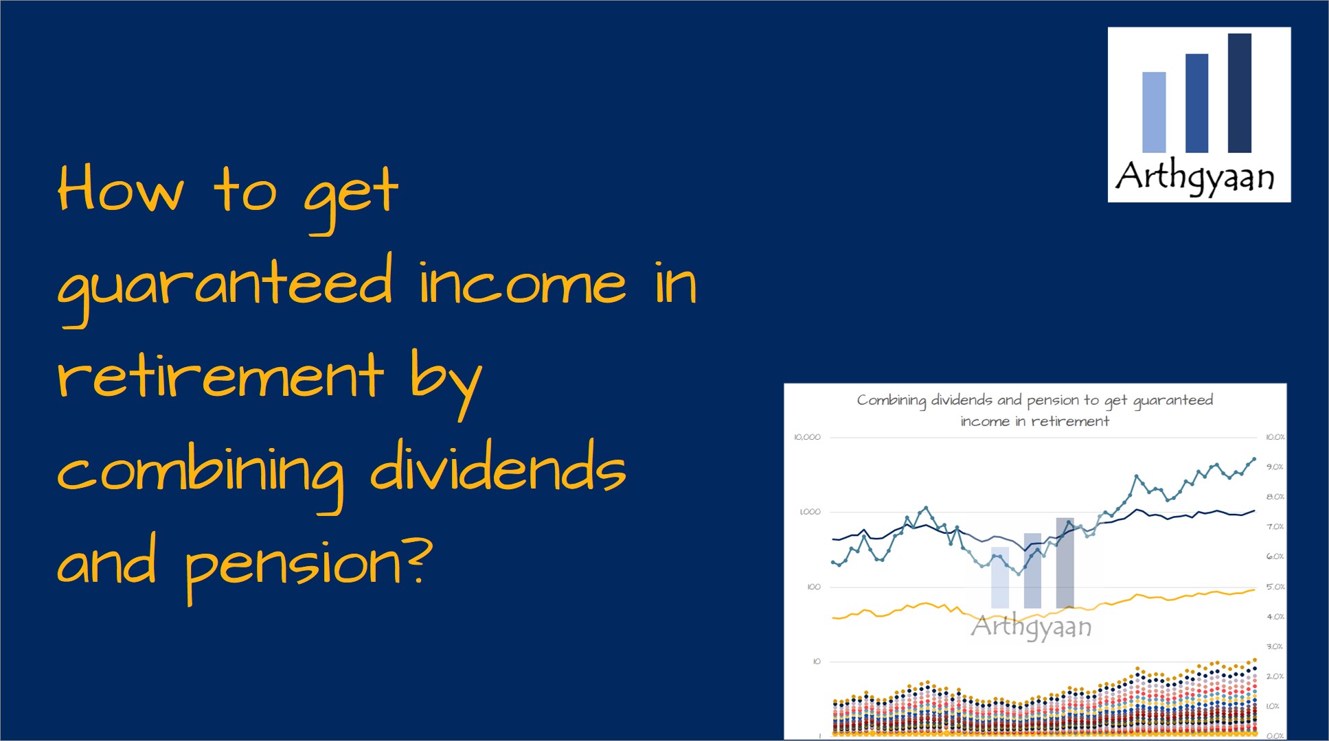 How to get guaranteed income in retirement by combining dividends and pension?