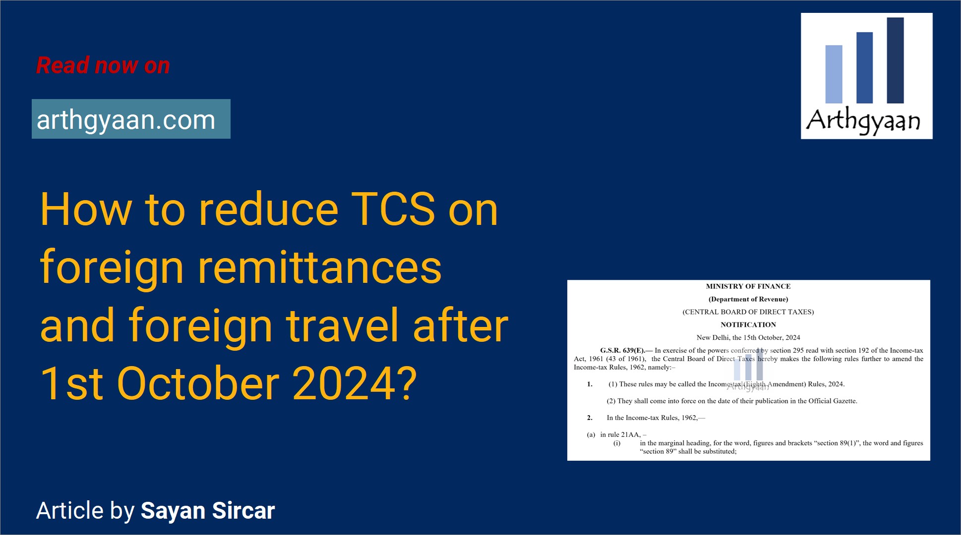 Form 12BAA: How to reduce TCS on foreign remittances and foreign travel after 1st October 2024?