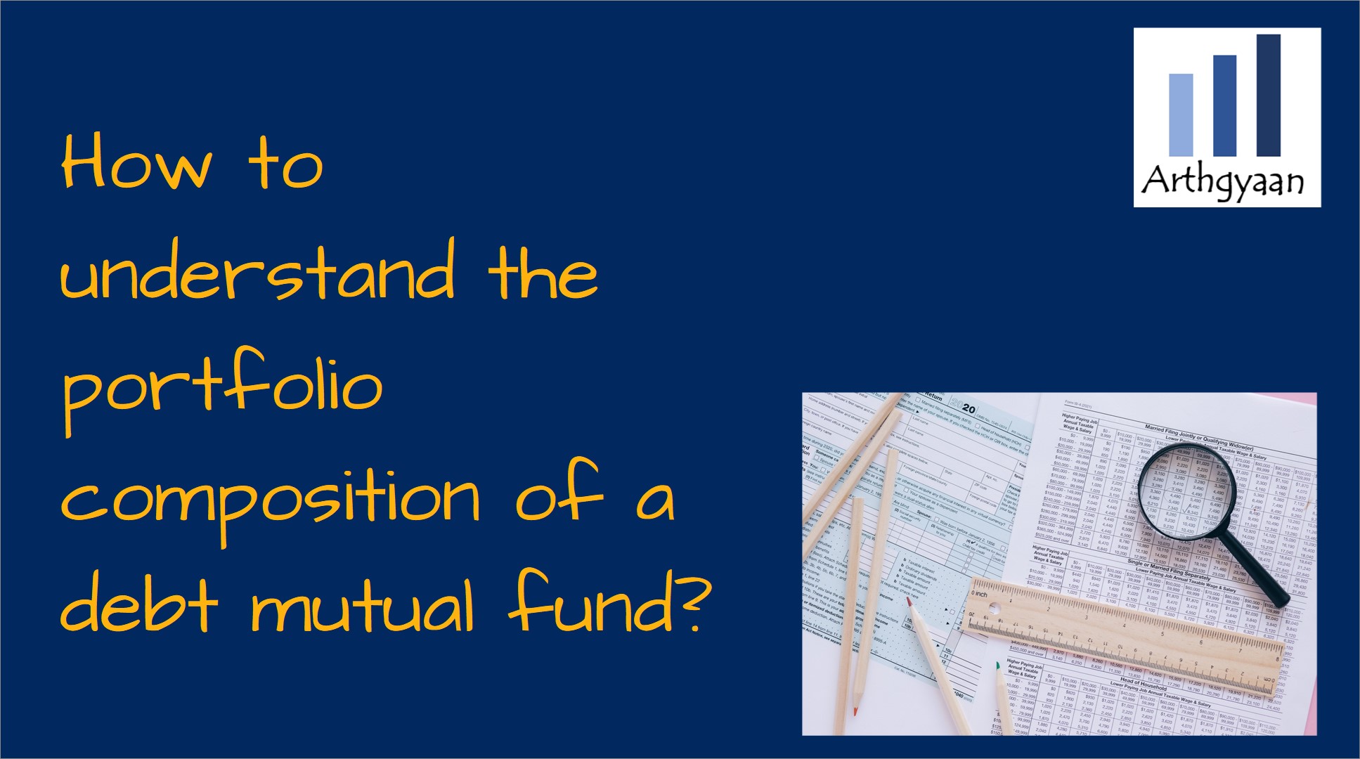 How to understand the portfolio composition of a debt mutual fund?