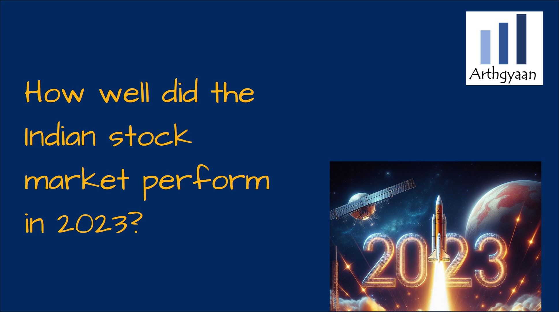How well did the Indian stock market perform in 2023?