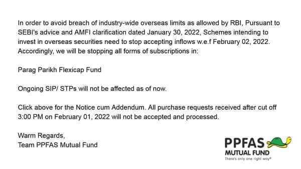 Email from PFAS AMC