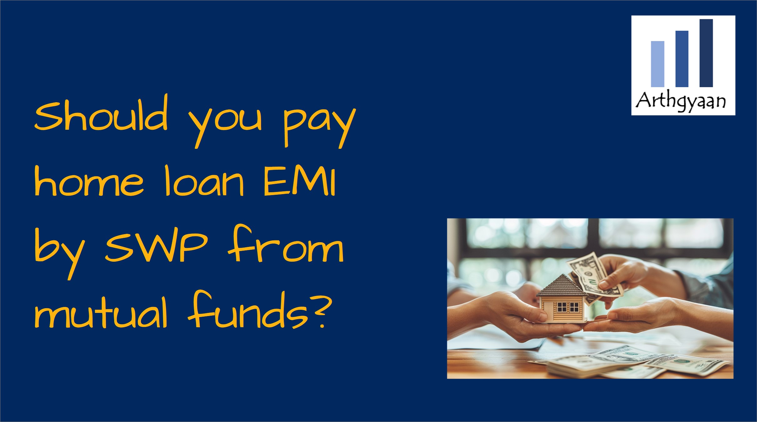 Should you pay home loan EMI by SWP from mutual funds?