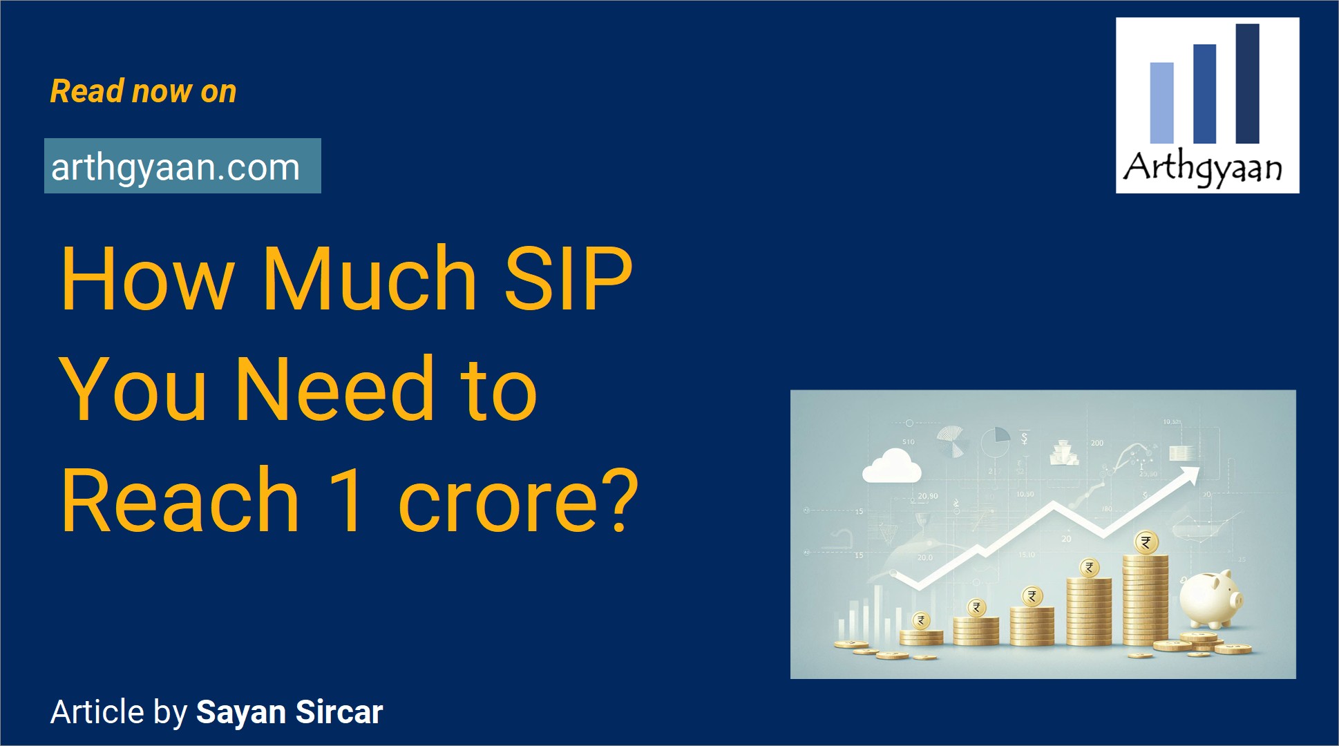 Article: This article helps you calculate how much you will need to invest every month to reach the first significant portfolio milestone of ₹ 1 crore by investing in mutual funds.