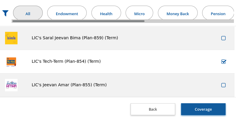 LIC Tech Term calculator