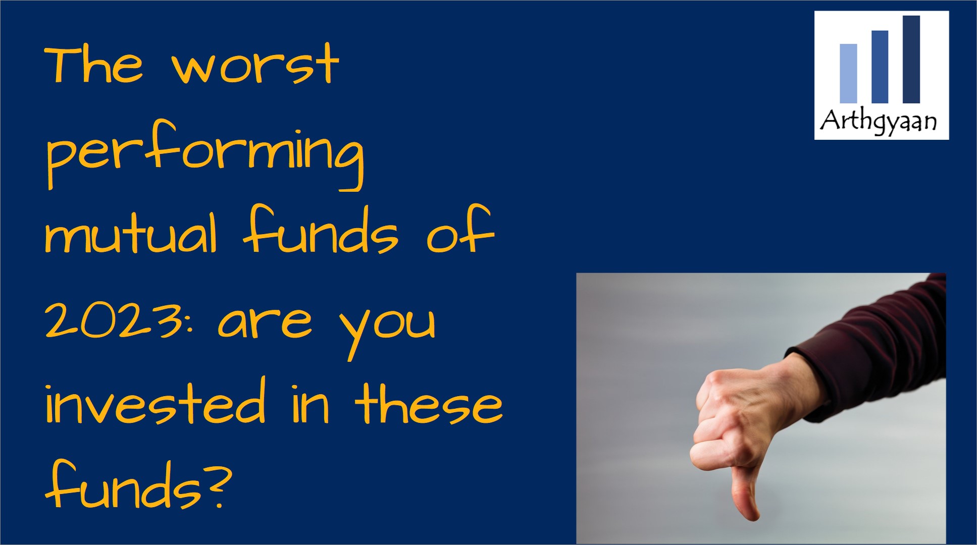 The worst performing mutual funds of 2023: are you invested in these funds?
