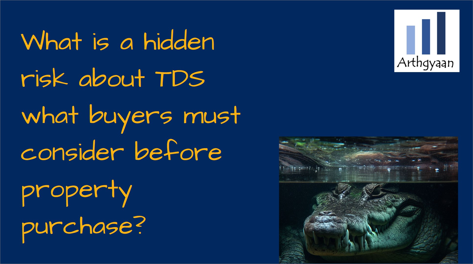 What is a hidden risk about TDS what buyers must consider before property purchase?